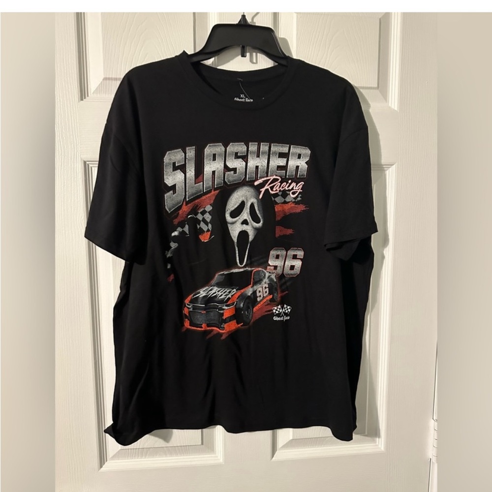 Hot Topic Slasher‎ Racing Ghostface Scream Graphic Tee XL